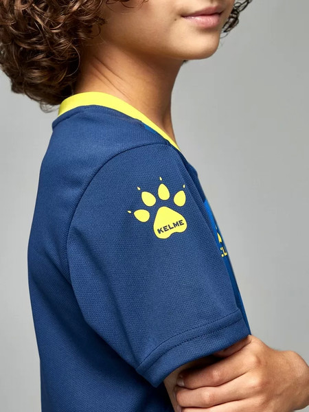Изображение товара Футбольная форма Kelme Short-Sleeved Football Suit / 8251ZB3003-416 (р.160, темно-синий/черный)