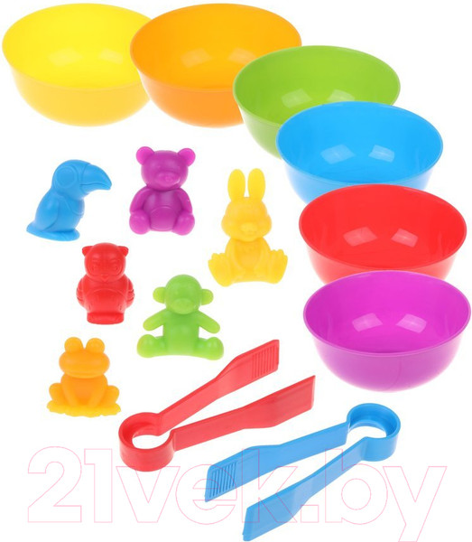 Изображение товара Развивающий игровой набор On Time Животные для сортировки / 45073