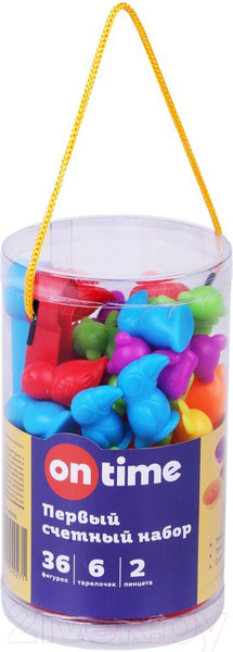 Изображение товара Развивающий игровой набор On Time Животные для сортировки / 45073