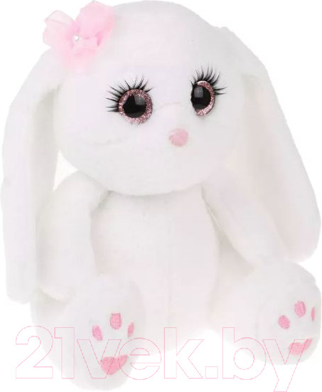 Изображение товара Мягкая игрушка Angel Collection Зайка Глазастик с цветком / 682129