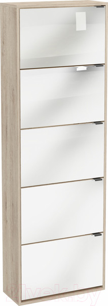 Изображение товара Тумба для обуви Мебельград Ави 610x260x1860 (дуб бонифаций)