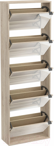 Изображение товара Тумба для обуви Мебельград Ави 610x260x1860 (дуб бонифаций)