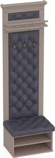 Изображение товара Секция в прихожую Мебельград Лилль 2 (капучино/мокко эмаль)