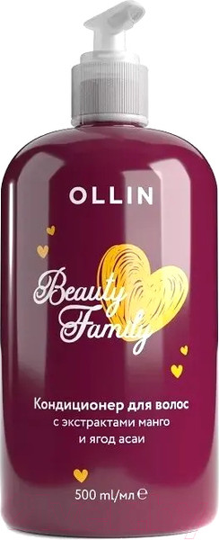 Изображение товара Кондиционер для волос Ollin Beauty Family С экстрактами манго и ягод асаи (500мл)