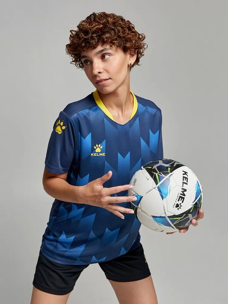 Изображение товара Футбольная форма Kelme Short-Sleeved Football Suit / 8251ZB1003-416 (S, темно-синий/черный)