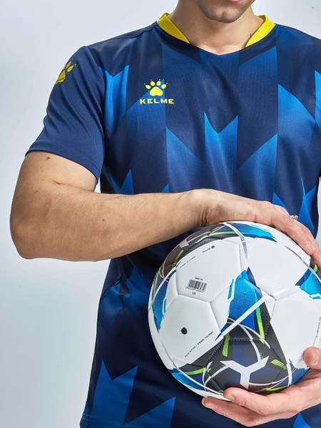 Изображение товара Футбольная форма Kelme Short-Sleeved Football Suit / 8251ZB1003-416 (S, темно-синий/черный)