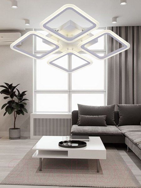 Изображение товара Потолочный светильник Mirastyle Диод JX-8036/4 N WH