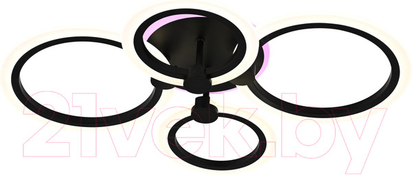 Изображение товара Потолочный светильник Mirastyle Диод JX-8067/2+2 N BK ML