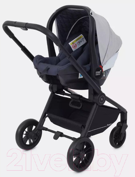 Изображение товара Детская универсальная коляска Rant Energy Basic 3 в 1 / RA092 (серый)