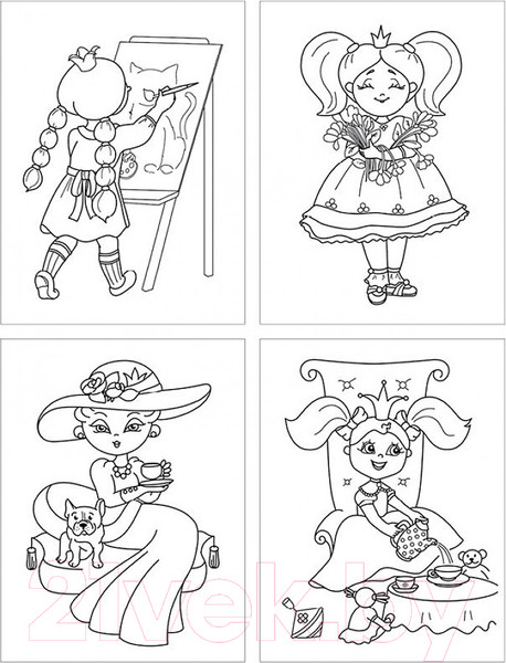 Изображение товара Раскраска Мульти-пульти Принцессы / РА5п_44741