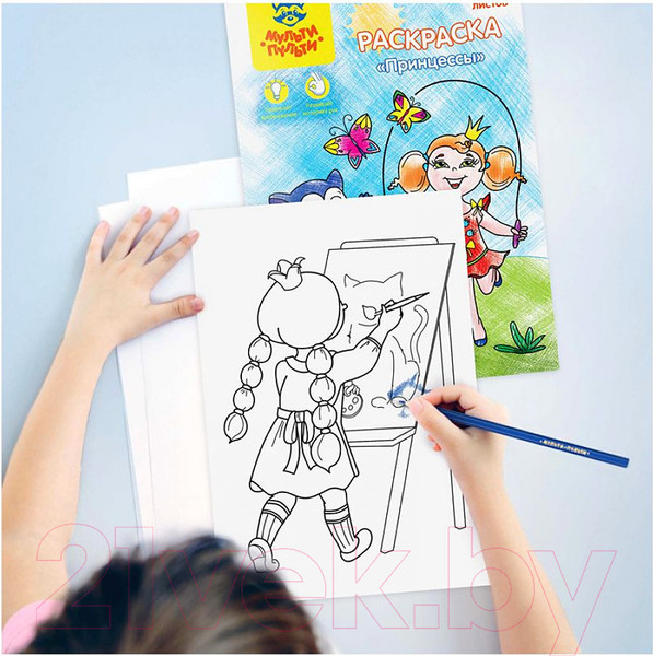 Изображение товара Раскраска Мульти-пульти Принцессы / РА5п_44741