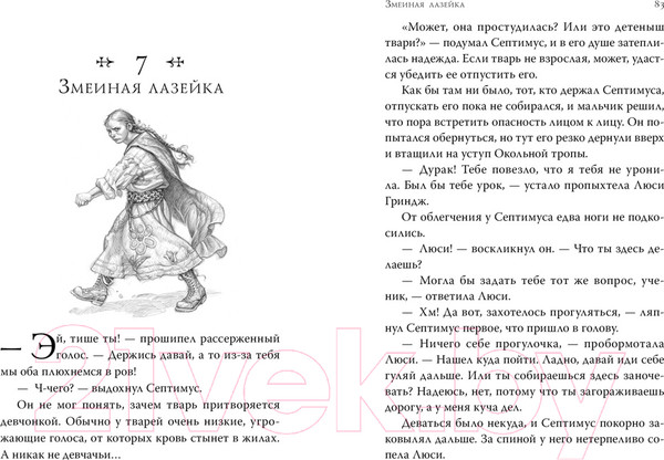 Изображение товара Книга Азбука Септимус Хип. Книга 3. Эликсир жизни (Сэйдж Э.)