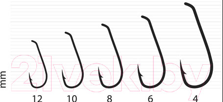 Изображение товара Набор крючков рыболовных KAMATSU Strap Bln / 518000308 (10шт)