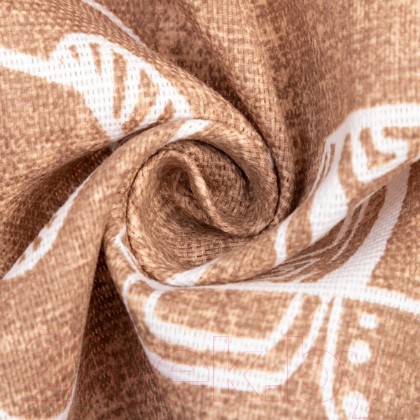 Изображение товара Комплект штор Доляна Cup of tea / 4682767 (150x180)