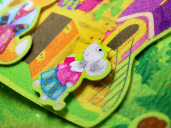 Изображение товара Кукольный театр Десятое королевство Из фетра на липучках Теремок / 03959