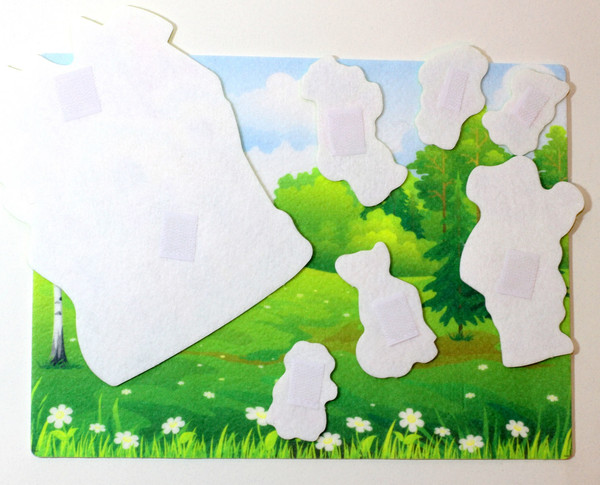 Изображение товара Кукольный театр Десятое королевство Из фетра на липучках Теремок / 03959