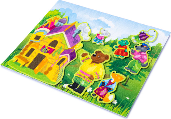 Изображение товара Кукольный театр Десятое королевство Из фетра на липучках Теремок / 03959