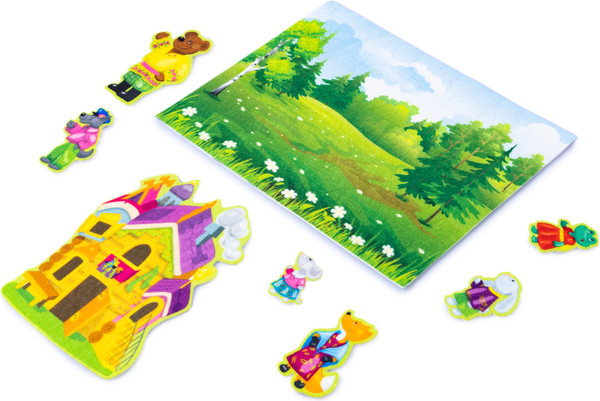 Изображение товара Кукольный театр Десятое королевство Из фетра на липучках Теремок / 03959