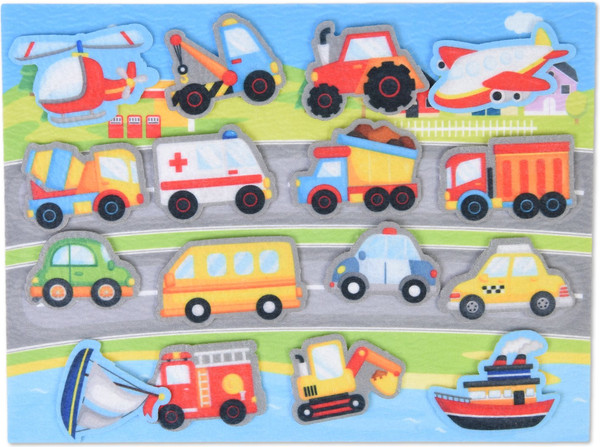 Изображение товара Кукольный театр Десятое королевство Из фетра на липучках Транспорт / 04197