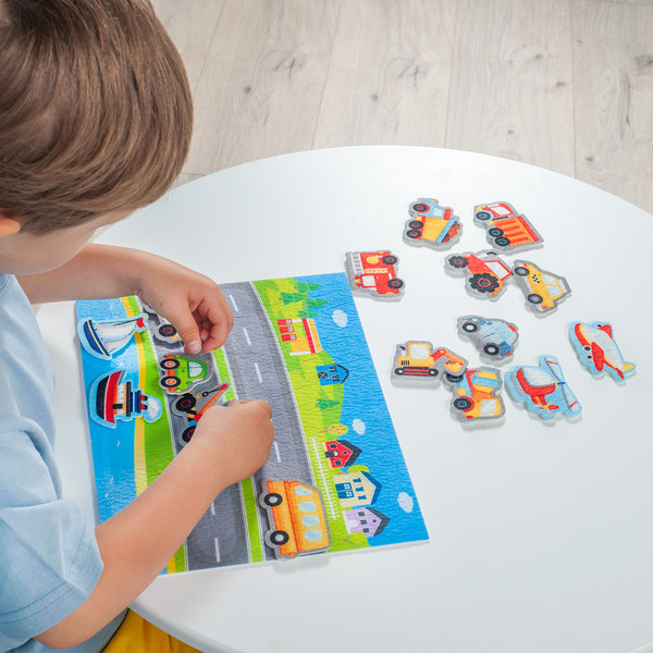 Изображение товара Кукольный театр Десятое королевство Из фетра на липучках Транспорт / 04197