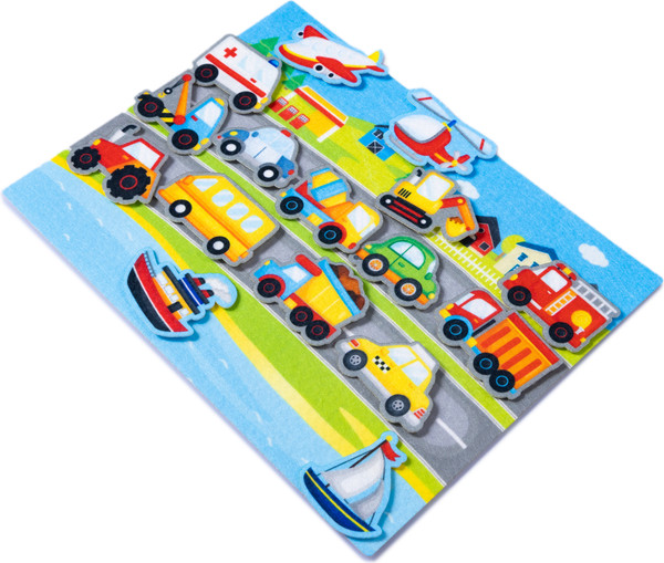 Изображение товара Кукольный театр Десятое королевство Из фетра на липучках Транспорт / 04197