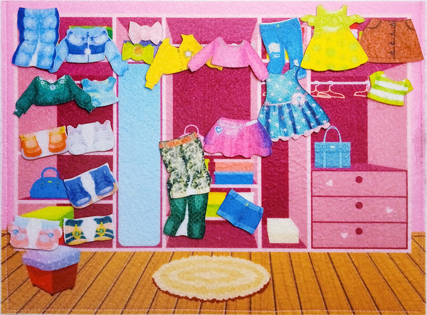 Изображение товара Развивающий игровой набор Десятое королевство Из фетра на липучках Одевашки / 04198