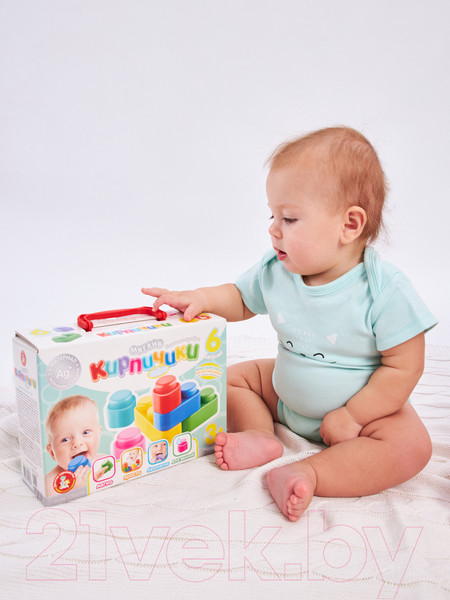 Изображение товара Конструктор Десятое королевство Мягкие кирпичики Extra / 04060 (6дет)