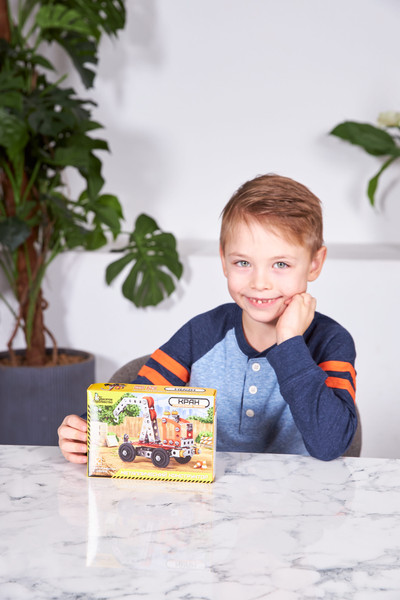 Изображение товара Конструктор Десятое королевство Строительная техника. Кран / 02136