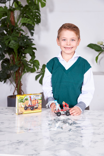 Изображение товара Конструктор Десятое королевство Строительная техника. Кран / 02136