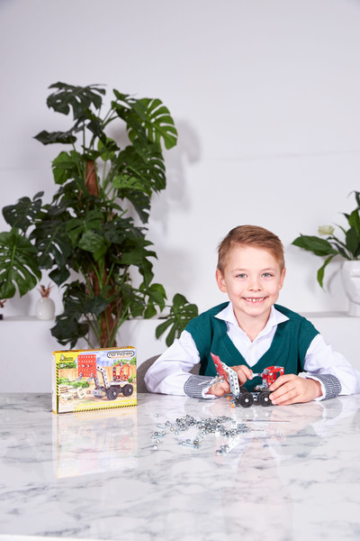 Изображение товара Конструктор Десятое королевство Строительная техника. Погрузчик / 02137