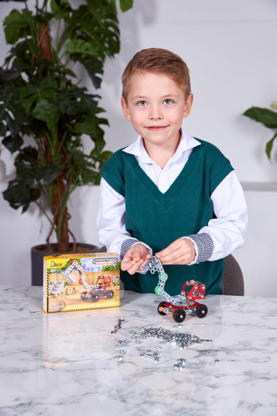 Изображение товара Конструктор Десятое королевство Строительная техника. Экскаватор / 02138