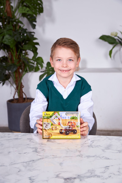 Изображение товара Конструктор Десятое королевство Строительная техника. Экскаватор / 02138