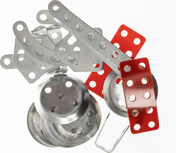 Изображение товара Конструктор Десятое королевство Металлический с подвижными деталями Дрезина / 02031