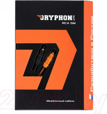 Изображение товара Межблочный кабель для автоакустики DL Audio Gryphon Lite RCA (5м)