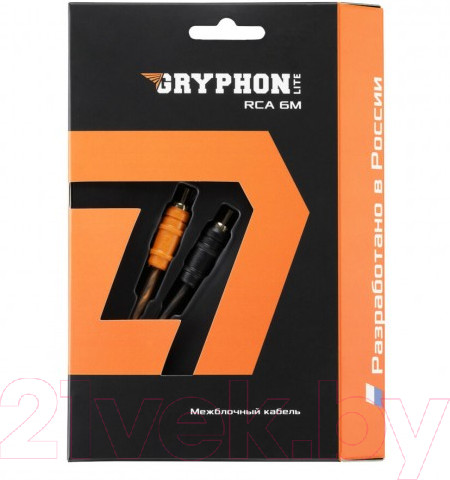 Изображение товара Межблочный кабель для автоакустики DL Audio Gryphon Lite RCA (6м)
