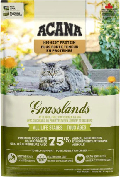 Изображение товара Сухой корм для кошек Acana Grasslands Cat & Kitten / 2175 (340г)