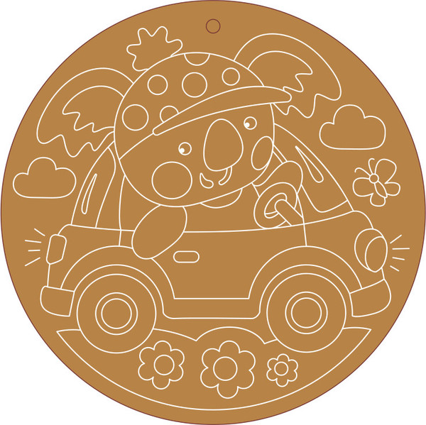 Изображение товара Набор для творчества Десятое королевство Роспись по дереву Коала / 04433