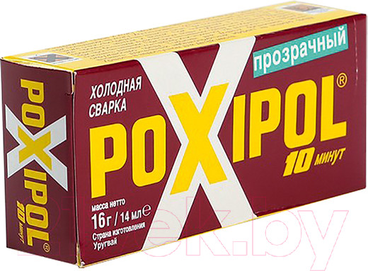 Изображение товара Холодная сварка Remocolor Poxipol Двухкомпонентная / 69-9-797 (14мл, прозрачный)