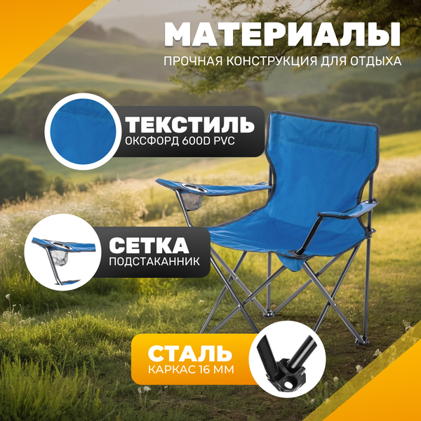 Изображение товара Кресло складное Sundays ZC-CC005 (синий)