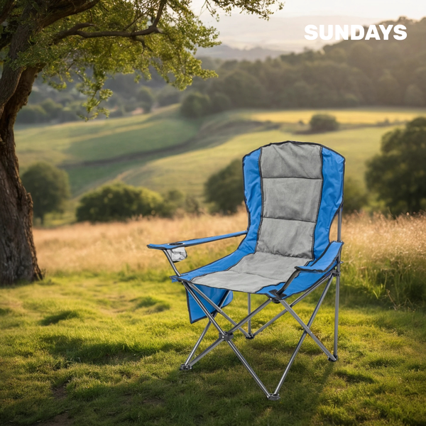 Изображение товара Кресло складное Sundays ZC-CC008 (синий/серый)