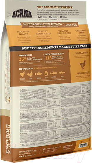 Изображение товара Сухой корм для кошек Acana Wild Prairie Cat & Kitten / 2170 (1.8кг)