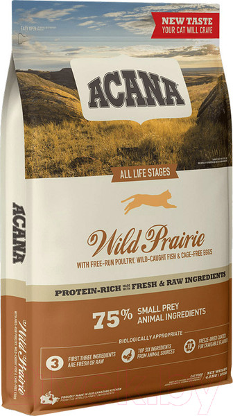 Изображение товара Сухой корм для кошек Acana Wild Prairie Cat & Kitten / 2171 (4.5кг)