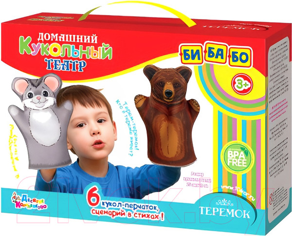 Изображение товара Набор кукол-перчаток Десятое королевство Теремок / 04138