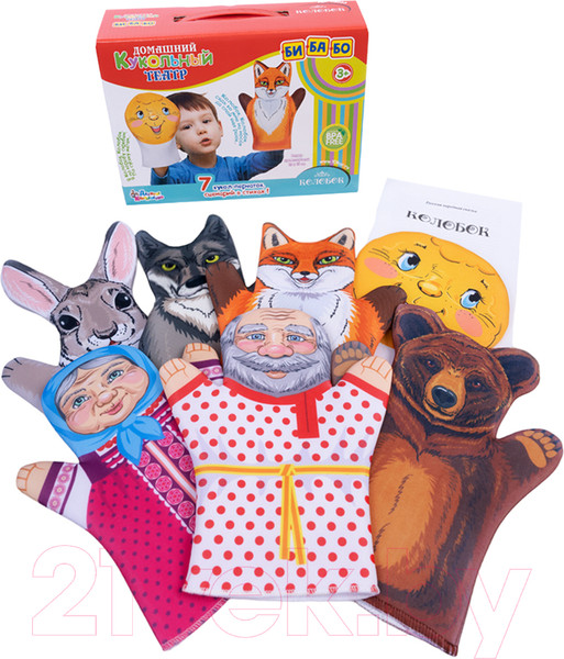 Изображение товара Кукольный театр Десятое королевство Колобок / 03663