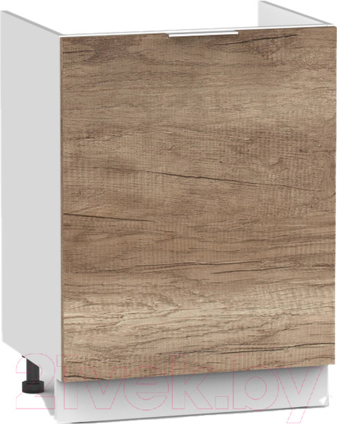 Изображение товара Шкаф под мойку Интермебель Микс Топ ШСРМ 850-2-600 без столешницы (дуб каньон)
