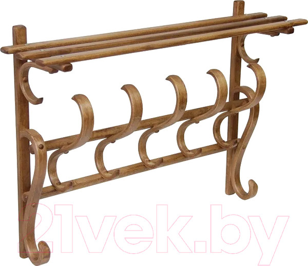 Изображение товара Вешалка для одежды Мебелик В 7Н (светло-коричневый)