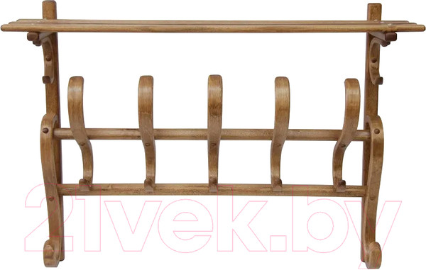 Изображение товара Вешалка для одежды Мебелик В 7Н (светло-коричневый)