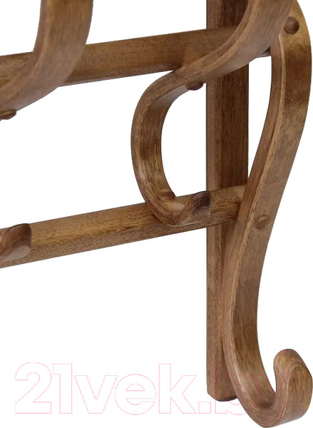 Изображение товара Вешалка для одежды Мебелик В 7Н (светло-коричневый)