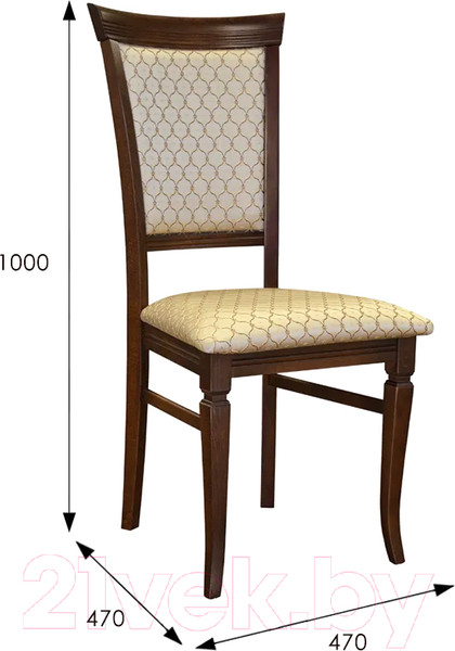 Изображение товара Стул Мебелик Бонита (орех/арш оскар бежевый)