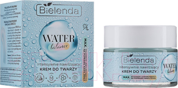 Изображение товара Крем для лица Bielenda Water Balance Интенсивно увлажняющий (50мл)